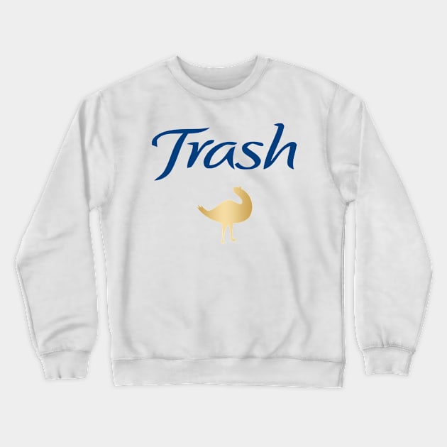 Trash Dove Crewneck Sweatshirt by NoobDesign15